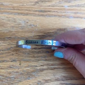 Bad*ss B*tch Cuff Bangle Bracelet
